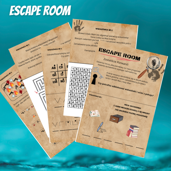 Gra Escape Room "Porwanie" do druku - obrazek 2