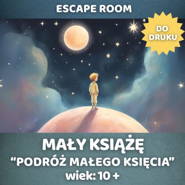 Mały książę escape room gra pdf 10-15 lat