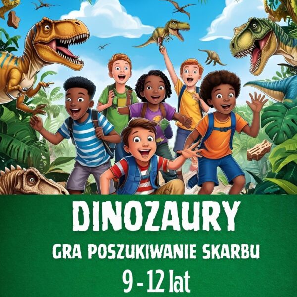 Śladami Dinozaurów – Gra Terenowa do Druku | 9–12 lat