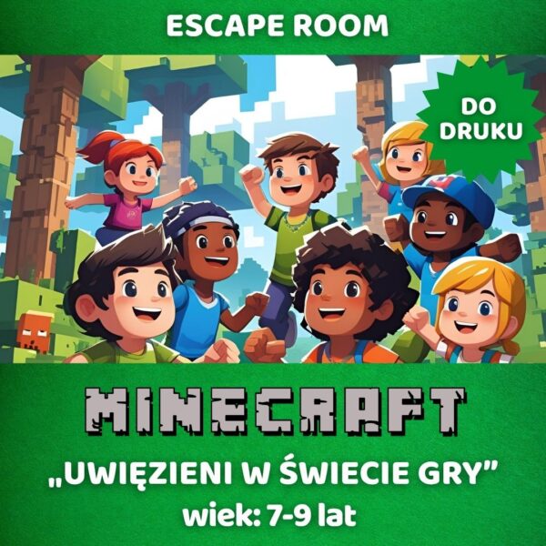 Minecraft Escape Room Gra – Ucieczka z gry
